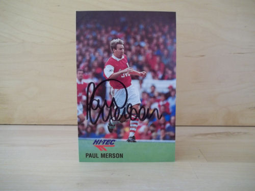 Paul Merson Signed Colour Photo