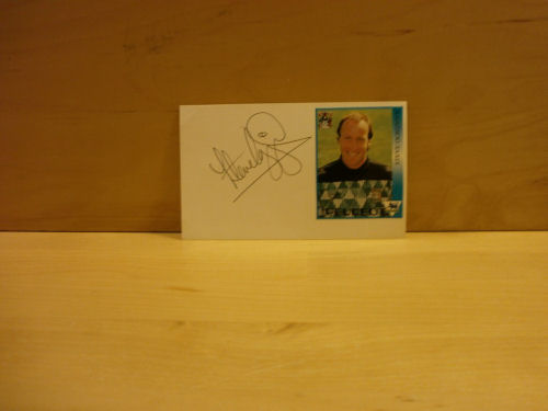 Steve Ogrizovic Signed White Card Steve Ogrizovic Signed White Card