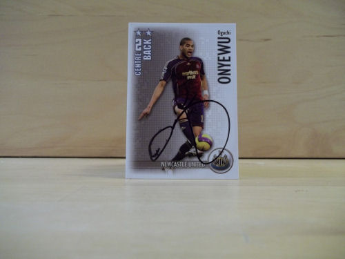 Oguchi Onyewu Signed Football Card Oguchi Onyewu Signed Football Card