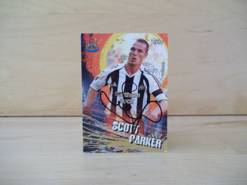 Scott Parker Signed Football Card