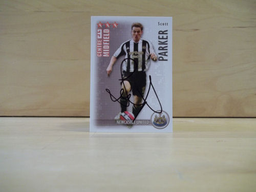 Scott Parker Signed Football Card