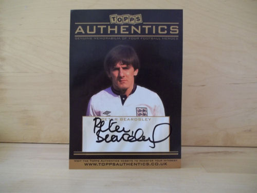Peter Beardsley Signed Flyer Peter Beardsley Signed Flyer