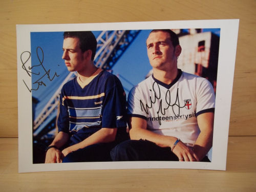 Will Mellor, Ralf Little Signed Colour Photo