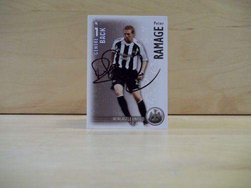 Peter Ramage Signed Football Card Peter Ramage Signed Football Card