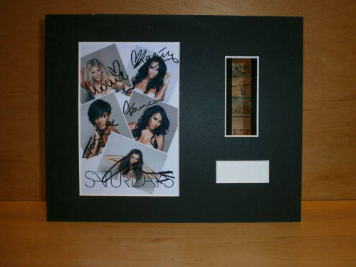 Mollie, Vanessa, Rochelle, Frankie, Una – The Saturdays Signed Film Mount