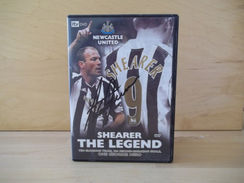 Alan Shearer Signed DVD Cover Alan Shearer Signed DVD Cover