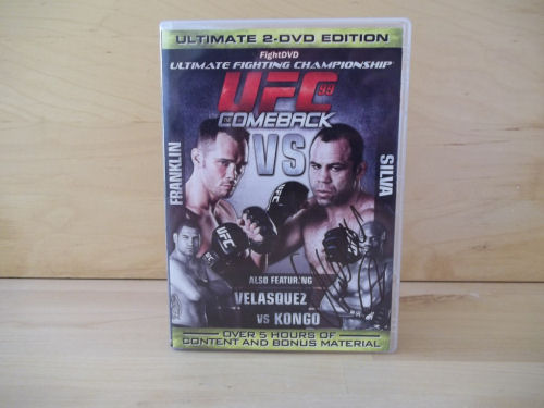 Wanderlei Silva Signed DVD Cover