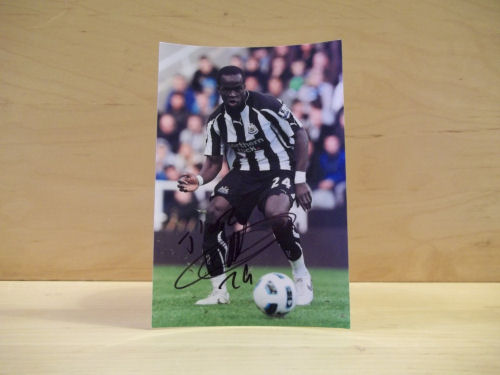 Cheick Tioté Signed Colour Photo