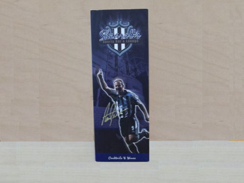Alan Shearer Signed Menu Alan Shearer Signed Menu