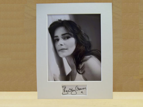 Beverley Craven Signed Black and White Mounted Photo Beverley Craven Signed Black and White Mounted Photo