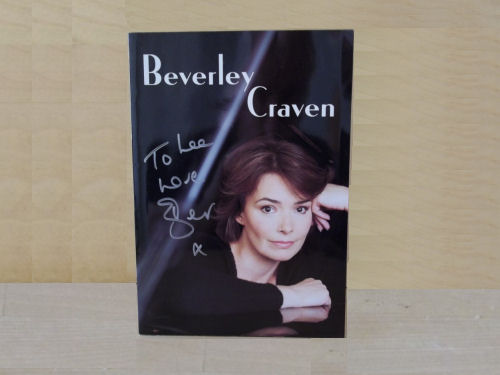 Beverley Craven Signed Tour Programme Beverley Craven Signed Tour Programme