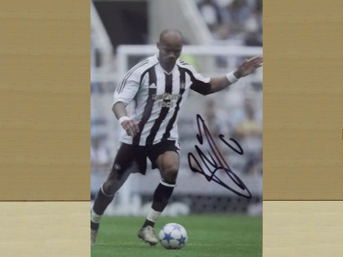 Jean-Alain Boumsong Signed Colour Photo Jean-Alain Boumsong Signed Colour Photo