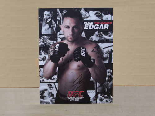 Frank Edgar Signed Colour Photo Frank Edgar Signed Colour Photo