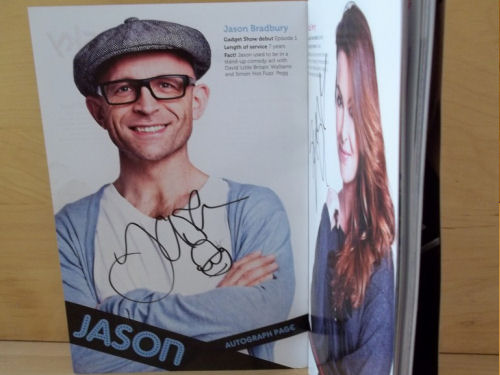 Jason Bradbury Signed Gadget Show Magazine