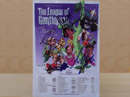 Mark Gatiss, Steve Pemberton, Reece Shearsmith – The League of Gentlemen Signed Tour Flyer