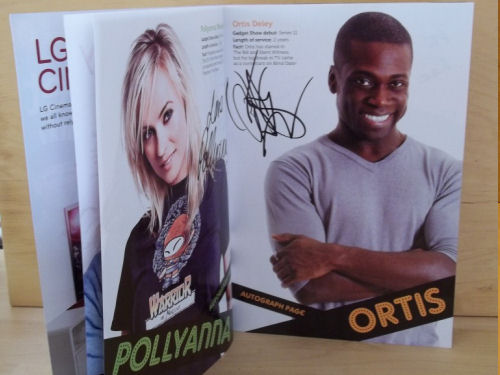 Otis Deley Signed Gadget Show Magazine