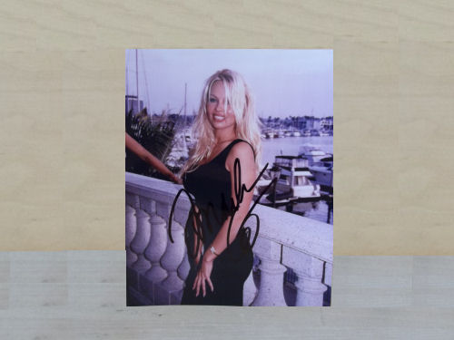 Pamela Amderson Signed Colour Photo