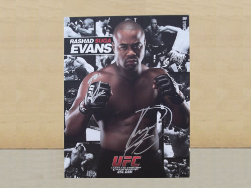 Rashad Evans Signed Colour Photo Rashad Evans Signed Colour Photo
