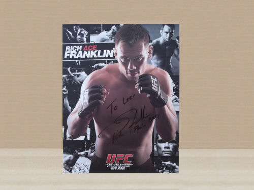 Rich Franklin Signed Colour Photo Rich Franklin Signed Colour Photo