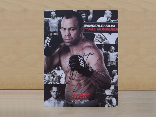 Wanderlei Silva Signed Colour Photo Wanderlei Silva Signed Colour Photo