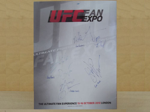 Multi Signed UFC Expo Magazine Multi Signed UFC Expo Magazine