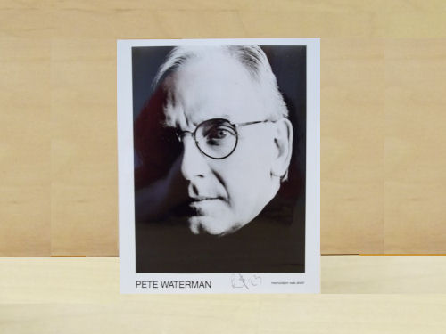 Peter Waterman Signed Black and White Photo Peter Waterman Signed Black and White Photo
