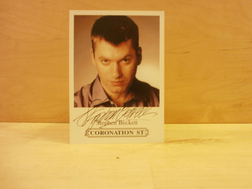 Stephen Beckett Signed Colour Photo
