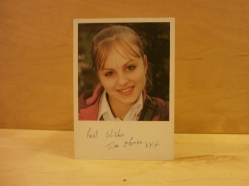 Tina O’Brien Signed Colour Photo