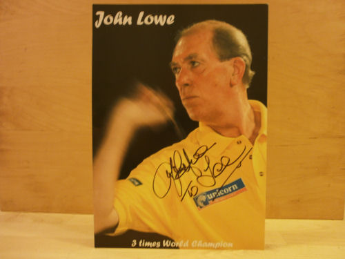 John Lowe Signed Colour Photo John Lowe Signed Colour Photo
