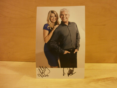 Phillip Schofield, Holly Willoughby Signed Colour Photo