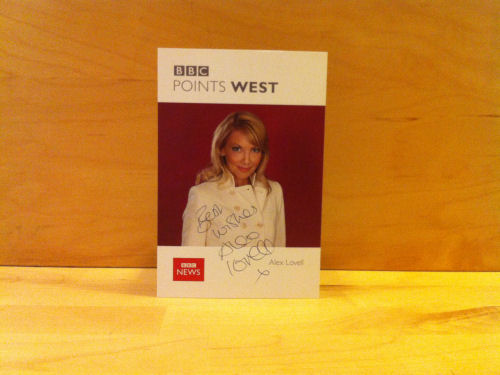 Alex Lovell Signed Colour Photo