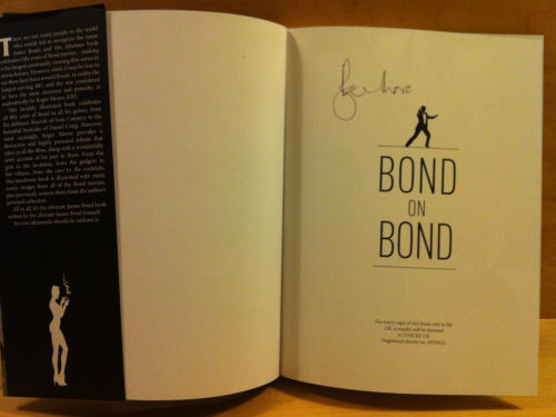 Roger Moore Signed Book