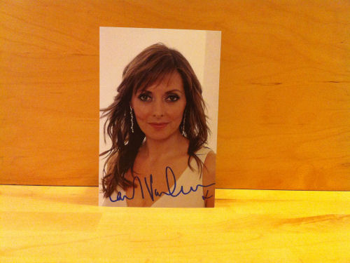 Carol Vorderman Signed Colour Photo