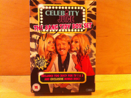Keith Lemon, Fearne Cotton, Holly Willoughby Signed DVD Box