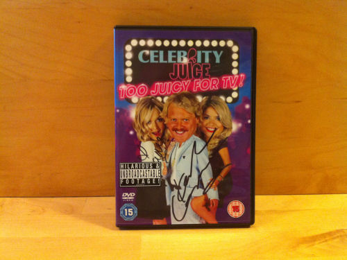 Keith Lemon, Fearne Cotton Signed DVD Cover