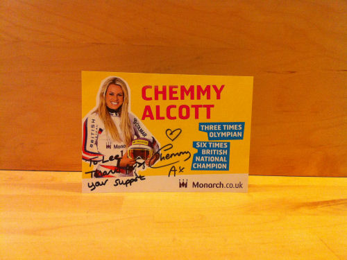 Chemmy Alcott Signed Colour Photo Chemmy Alcott Signed Colour Photo