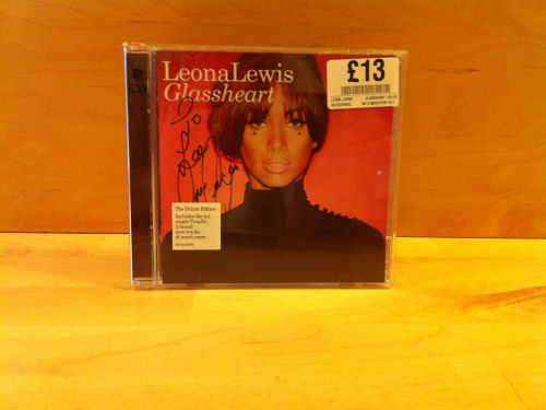Leona Lewis Signed CD Album Cover Leona Lewis Signed CD Album Cover