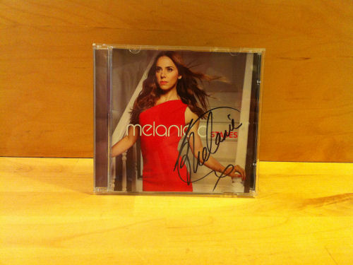 Melanie C Signed CD Album Cover Melanie C Signed CD Album Cover