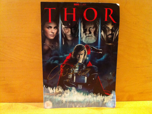 Chris Hemsworth Signed Colour Photo