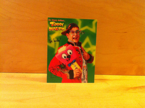 Timmy Mallett Signed Colour Photo