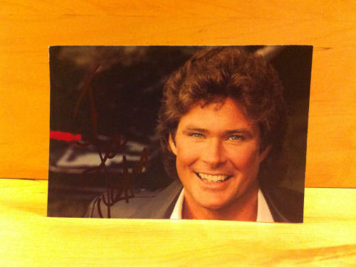 David Hasselhoff Signed Colour Photo David Hasselhoff Signed Colour Photo