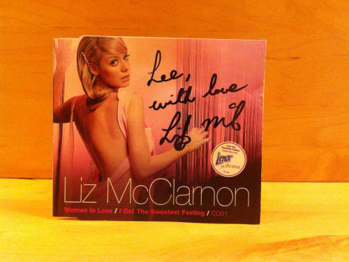 Liz McClarnon Signed CD Single Cover