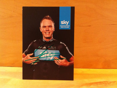 Chris Froome Signed Colour Photo Chris Froome Signed Colour Photo