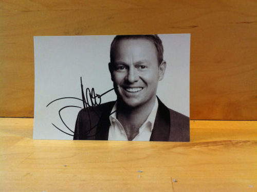 Jason Donovan Signed Black and White Photo Jason Donovan Signed Black and White Photo
