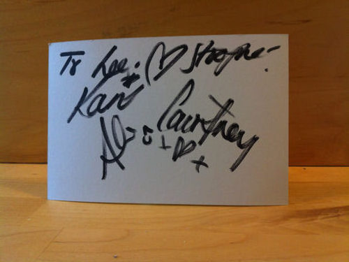 Karis Anderson, Alexandra Buggs, Courtney Rumbold – Stooshe Signed White Card