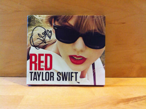 Taylor Swift Signed CD Album Cover