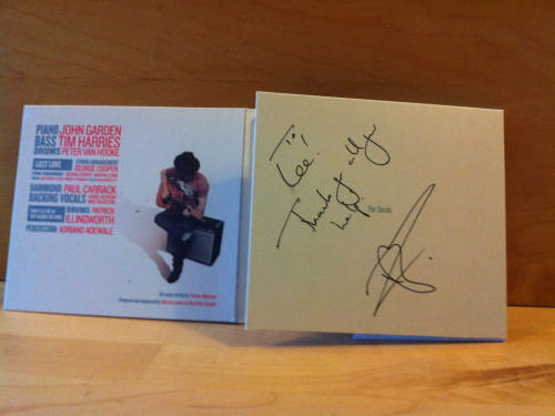 Tristan MacKay Signed CD Album Cover