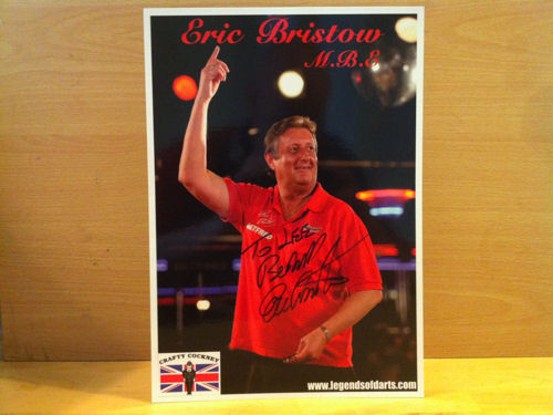 Eric Bristow Signed Colour Photo Eric Bristow Signed Colour Photo