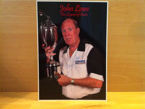 John Lowe Signed Colour Photo