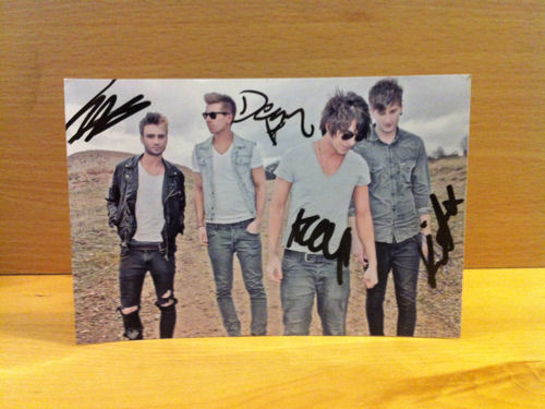 Kieran Lemmon , Dean Lemmon, Sean Lemmon, Kit Tanton – Room 94 Signed Colour Photo